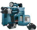 MAKITA Akku-Bohrschrauber Set BDF454RFX1+ Lampe 2