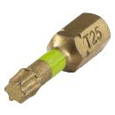 wolfcraft 1 Bit Diamantbestreut, Torx No. 25