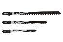 wolfcraft 1 Stichsägeblatt-Set + Taschenmesser