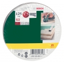 Bosch  25-teiliges Schleifblatt-Set für Exzenterschleifer Ø 12