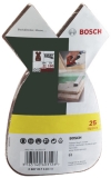 Original Bosch Zubehör: 25-teiliges Schleifblatt-Set für B&D M