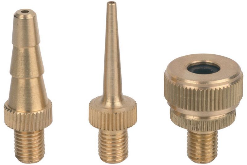 Metabo Zubehör METABO Ventil-Set, 3-teilig, bestehend aus Fahrradventil-Adapter, Ballfüllnadel, Adapter für Luftmatratze (0901055769)