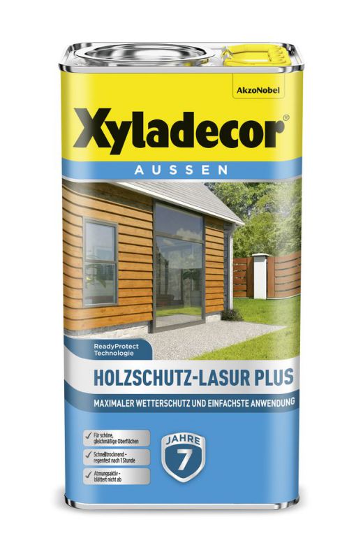 XYLADECOR Holzschutz-Lasur Plus Farblos 4l - 5362541