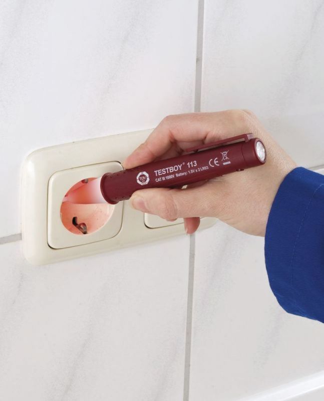 TESTBOY Berühtungsloser Spannungstester mWarnton - 113