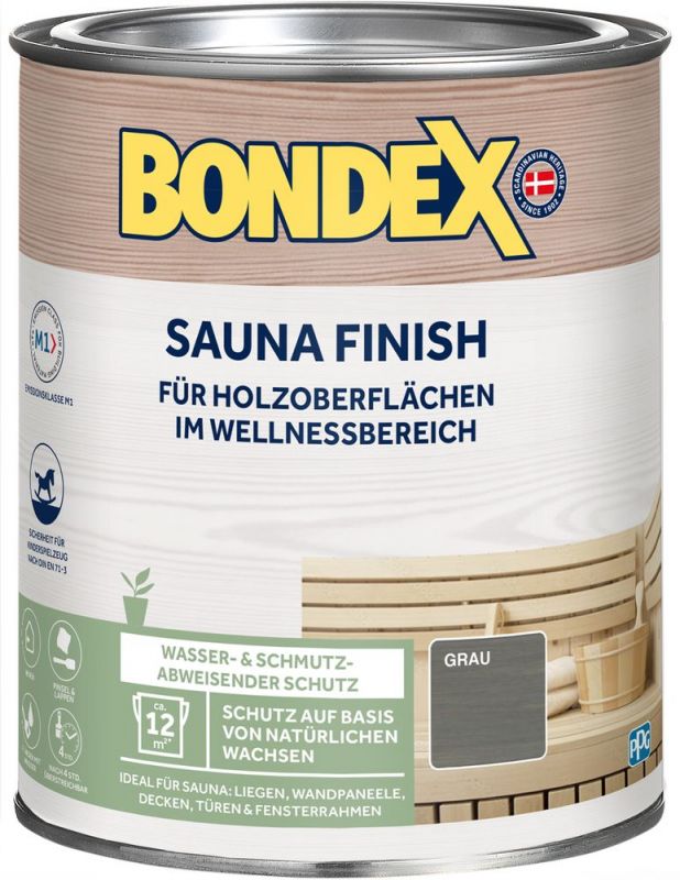 BONDEX Sauna Finish Grau 1 L - 471871