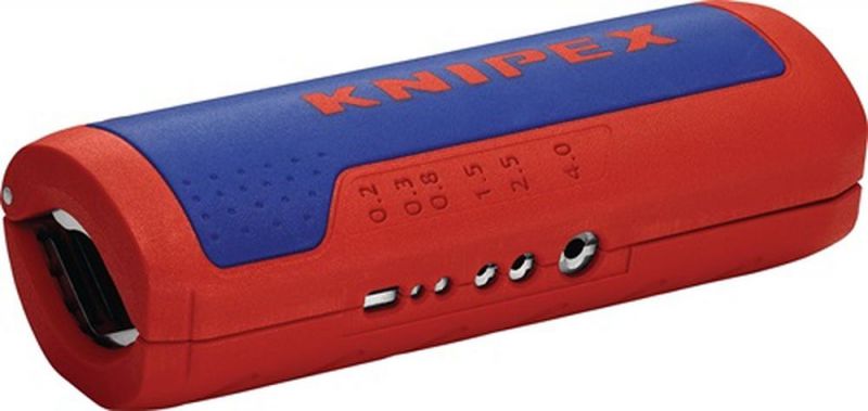 NW-KNIPEX Abmantelungswerkzeug (Gesamtlänge 100 mm / 0,2 - 4,0 (Litze) mm²) - 90 22 02 SB