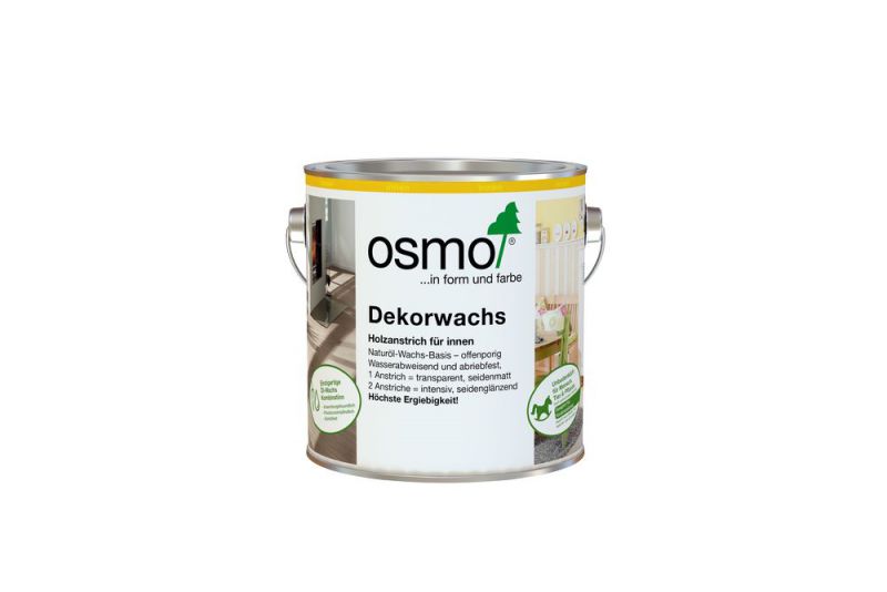 Osmo Dekorwachs Transparent Weiß 2,50 l - 10100006