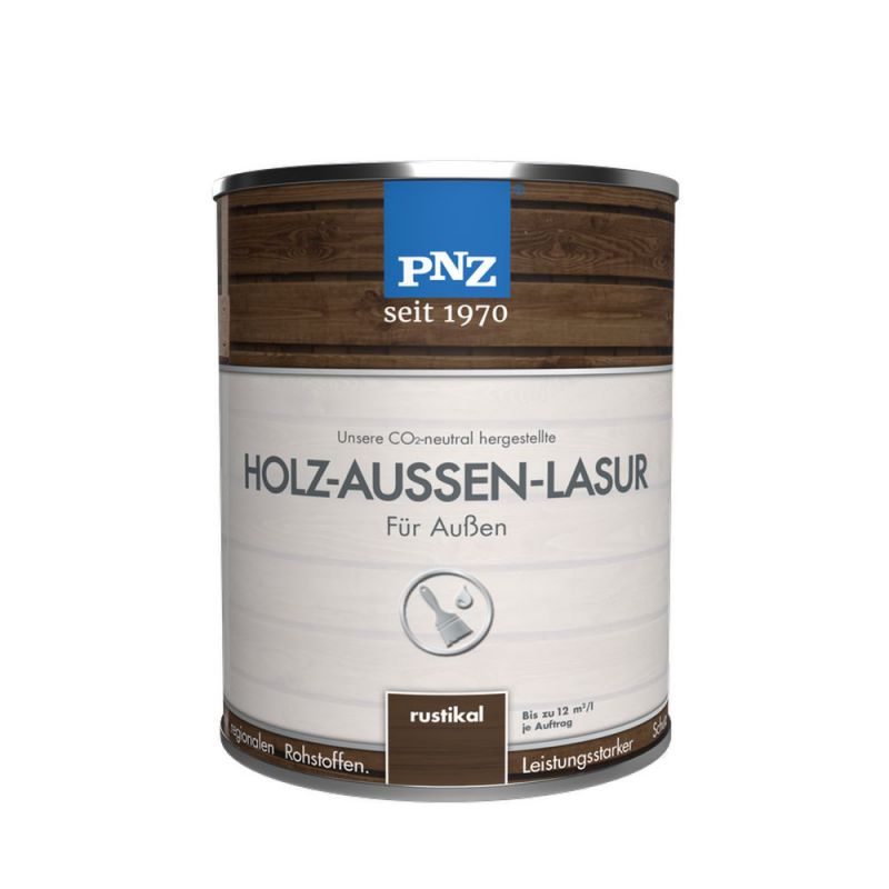 PNZ Holz-Außen-Lasur (weiß) 2,50 l - 07361