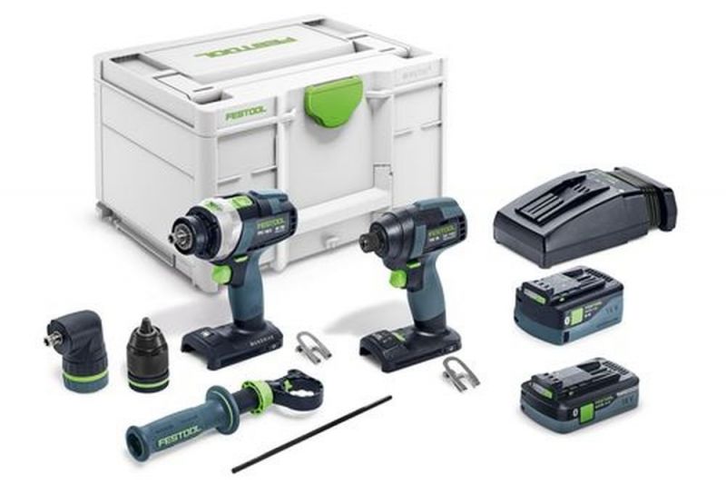 Festool Akku Push 24 FESTOOL Schrauber- und Bohrer-Set TID 18 5,0/4,0-Set TPC 18/4 - 577654