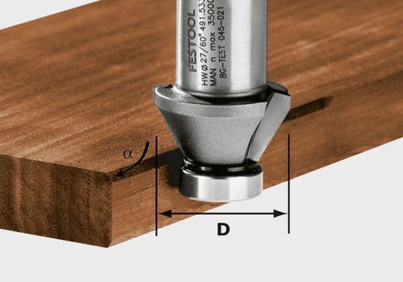 Festool Fräser Festool Fasefräser HW 45°-OFK 500 – 490090