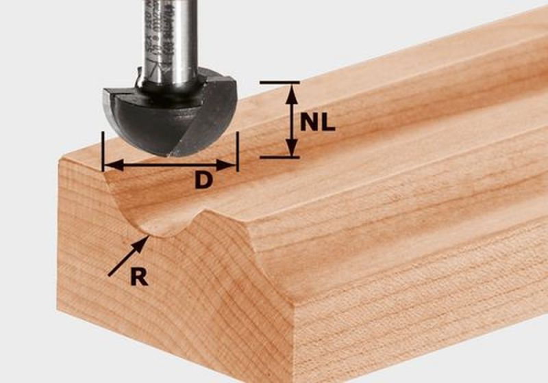 Festool Fräser Festool Hohlkehlfräser HW S8 R12,7 – 490987