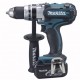MAKITA Akku-Bohrschrauber Set BDF454RFX1+ Lampe